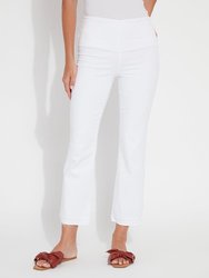 'Holding Power' Premium Denim Baby Boot Jeans - 27" Inseam - Authentic White