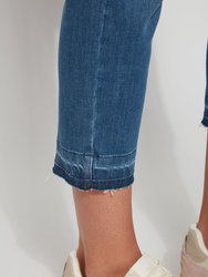 'Holding Power' Premium Denim- Cropped Straight Leg - 24.5" Inseam