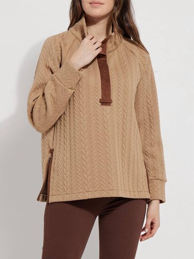 Lysse Iris Quilted Jersey Pullover product