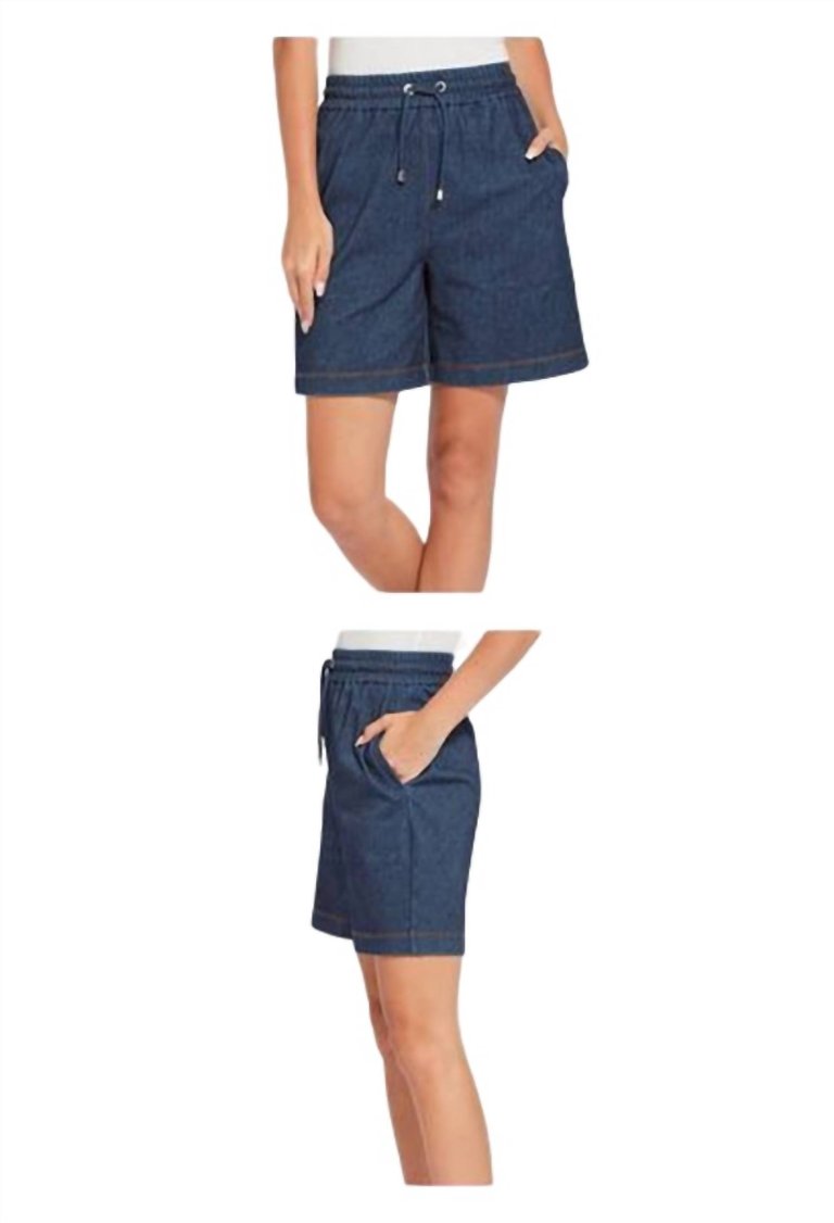 Longline Lounge Shorts In Indigo - Indigo