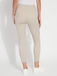 Lynette Scallop Edge Denim Pattern Pant