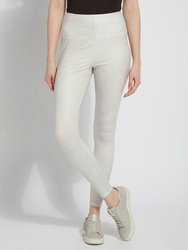 Matilda Foil Legging - Pearl White