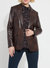 Natalia Vegan Leather Blazer - Antique Brown