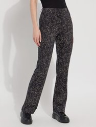 Patterned Baby Bootcut Pant - 32" Inseam - Refined Tweed