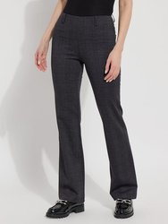 Patterned Baby Bootcut Pant - 32" Inseam - Lava Check