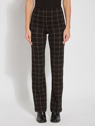 Patterned Baby Bootcut Pant - 32" Inseam - Park West Check