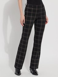 Patterned Baby Bootcut Pant - 32" Inseam - Cold Chestnut Check