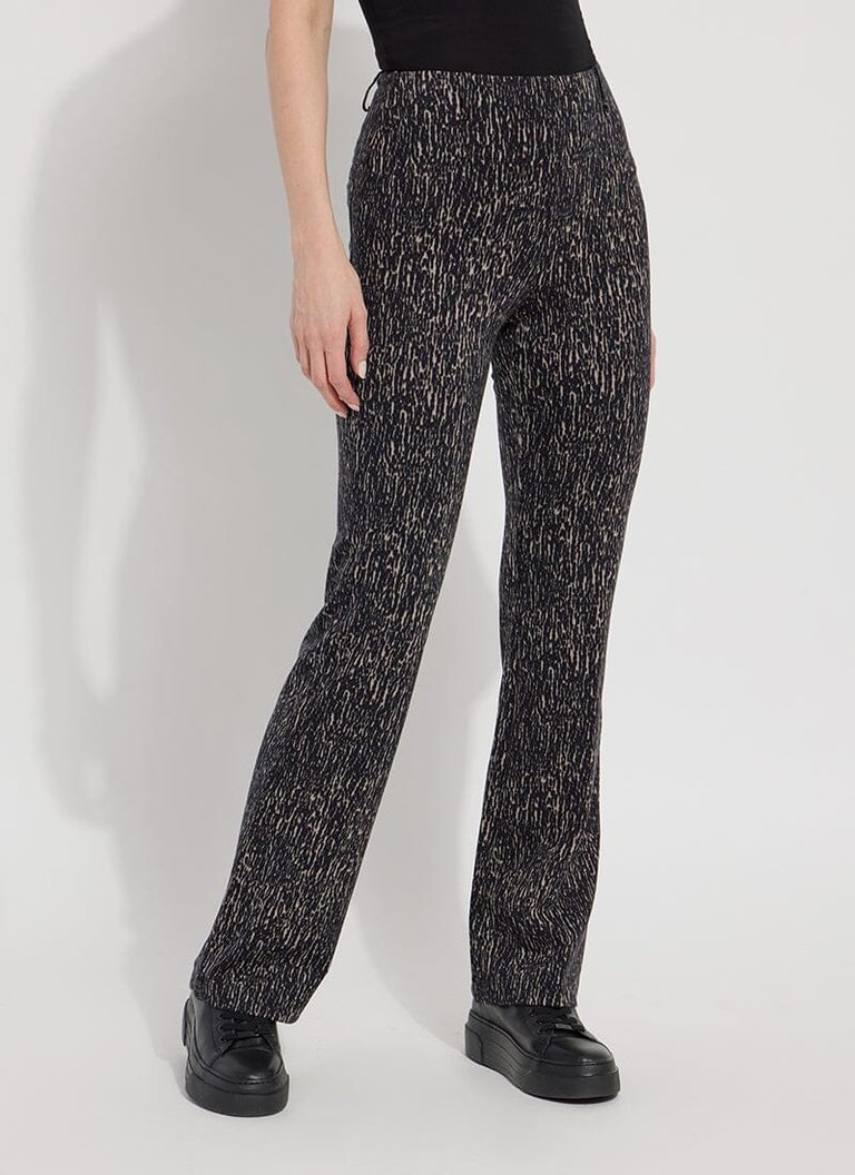 Patterned Baby Bootcut Pant - Plus Size - Refined Tweed