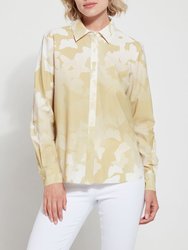 Patterned Roll Tab Connie Shirt