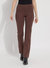 Ponte Baby Bootcut Pant - Cocoa Powder