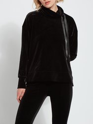 Quinn Lounge Sweatshirt - Black