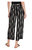 Rhea Wide Leg Crop Pants In Black