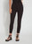 Scallop Edge Ankle Denim Legging - Black