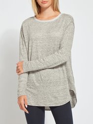 Serena Top - Heather Grey