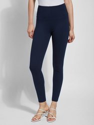 Taylor Seamed Legging (Plus Size) - True Navy