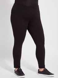 Taylor Seamed Legging (Plus Size) - Black