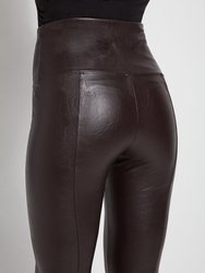 Textured Leather Legging - 28.5" Inseam