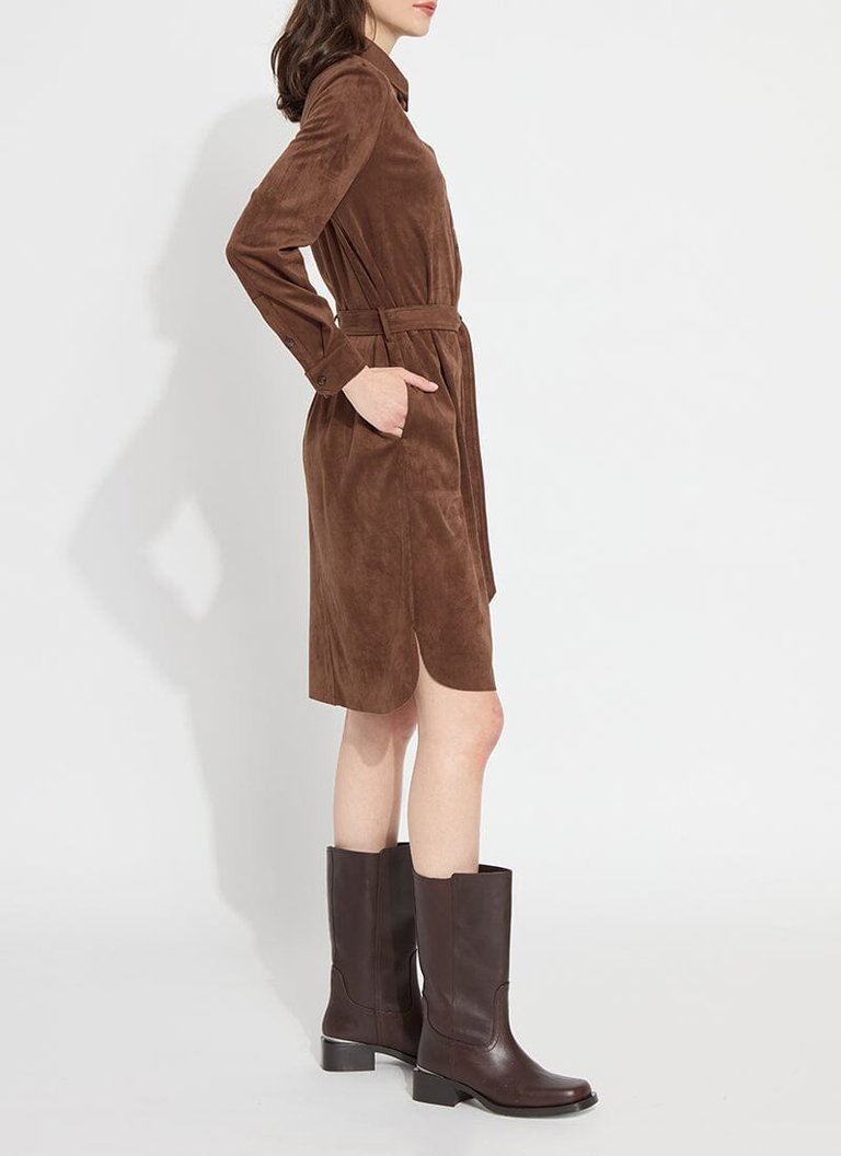 Vegan Suede Schiffer Dress