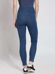 Waist-to-Ankle Denim Leggings