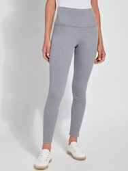 Waist-to-Ankle Denim Leggings - Uptown Grey