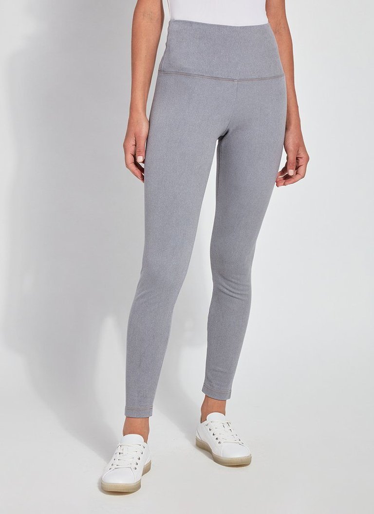 Waist-to-Ankle Denim Leggings - Uptown Grey