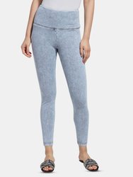 Waist-to-Ankle Denim Leggings