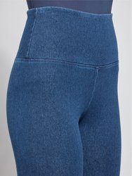 Waist-to-Ankle Denim Leggings