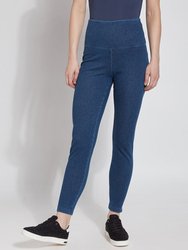 Waist-to-Ankle Denim Leggings