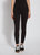 Waist-to-Ankle Denim Leggings - Black