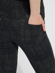 Women's Ankle Foil Denim Pants