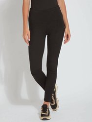 Women'S Center Seam Legging - Black