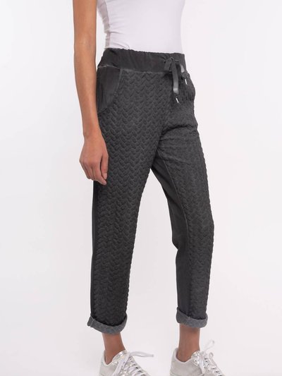 M Made in Italy Quilted Casual Jogger Pant product