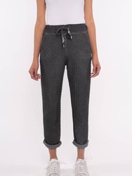 Quilted Casual Jogger Pant
