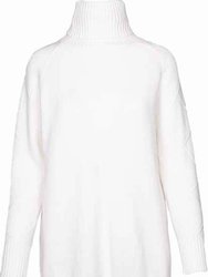 White Turtleneck Dress Or Tunic
