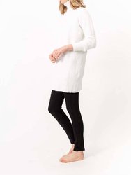 White Turtleneck Dress Or Tunic