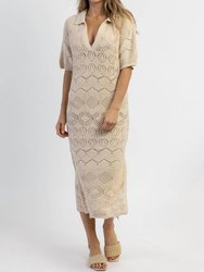 Charter Crochet Midi Dress