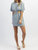 Cutout Short Sleeve Mini Dress
