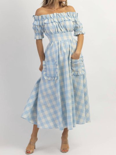MABLE Dreamstate Gingham Maxi Dress product