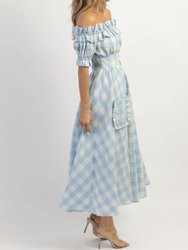 Dreamstate Gingham Maxi Dress