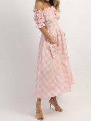 Dreamstate Gingham Maxi Dress