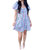 Finnie Mini Dress In Blue - Blue