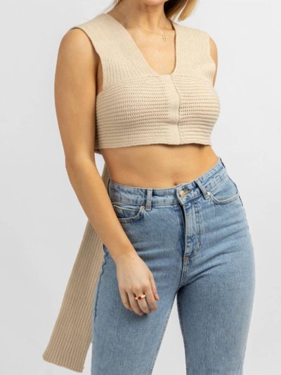 MABLE Knit Self Wrap Crop Top product