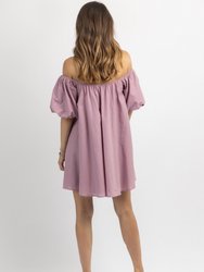 Lane Off-Shoulder Mini Dress