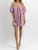 Lane Off-Shoulder Mini Dress - Lilac