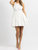 Linen Halterneck Mini Dress - White