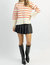 Madeline Faux Leather Pleated Mini Skirt