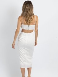 Marbella Asymmetric Midi Dress
