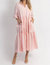Not A Cloud Tiered Dress - Baby Pink