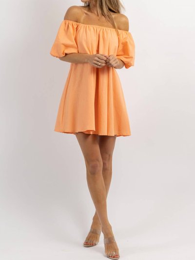 MABLE Spicy Paloma Off-Shoulder Mini Dress product