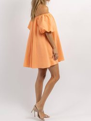 Spicy Paloma Off-Shoulder Mini Dress